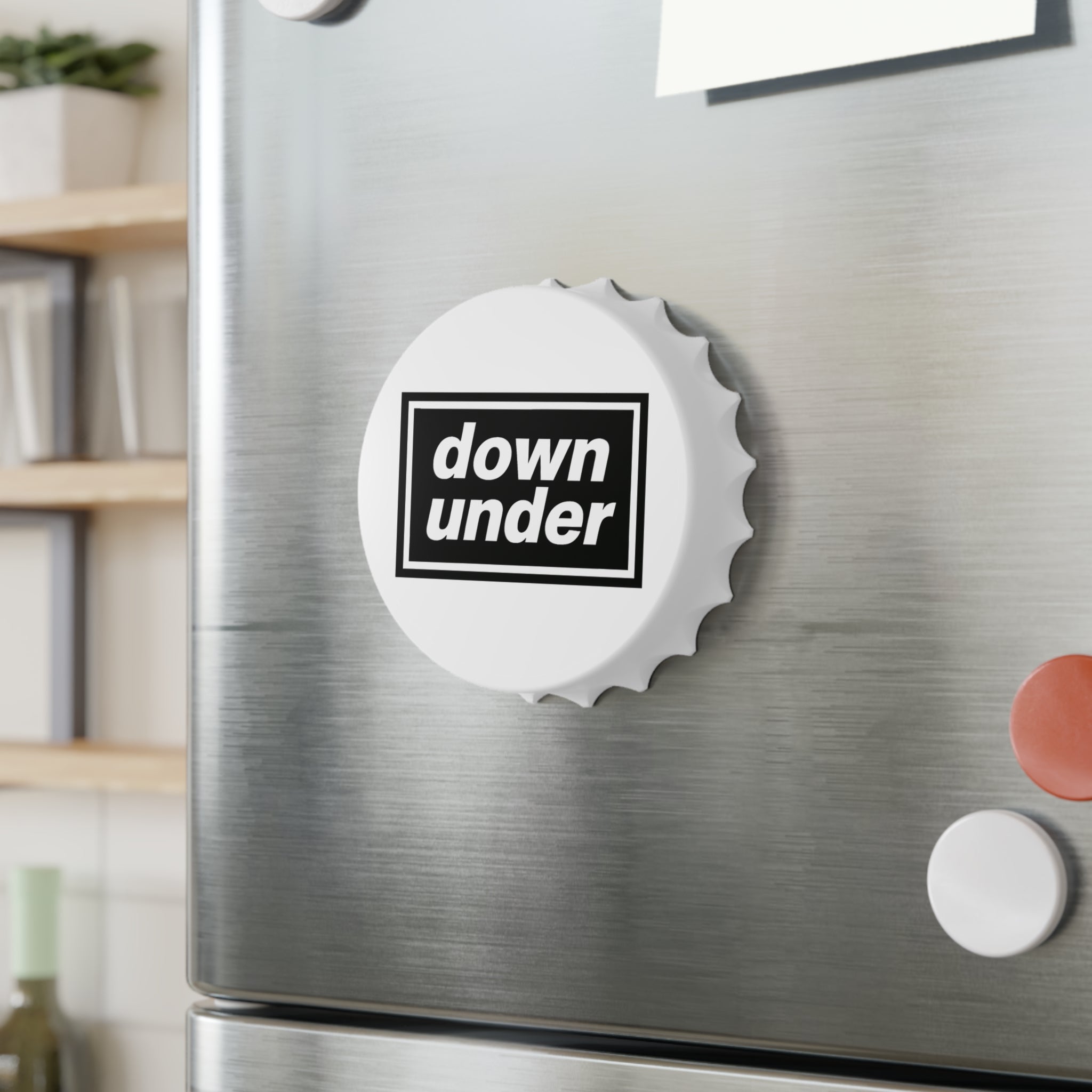Down Under Bottle Opener – Unique Gift for Beer Lovers, Barware, Kitchen Accessory, Home Bar, BBQ Party Supplies – Bottle Opener