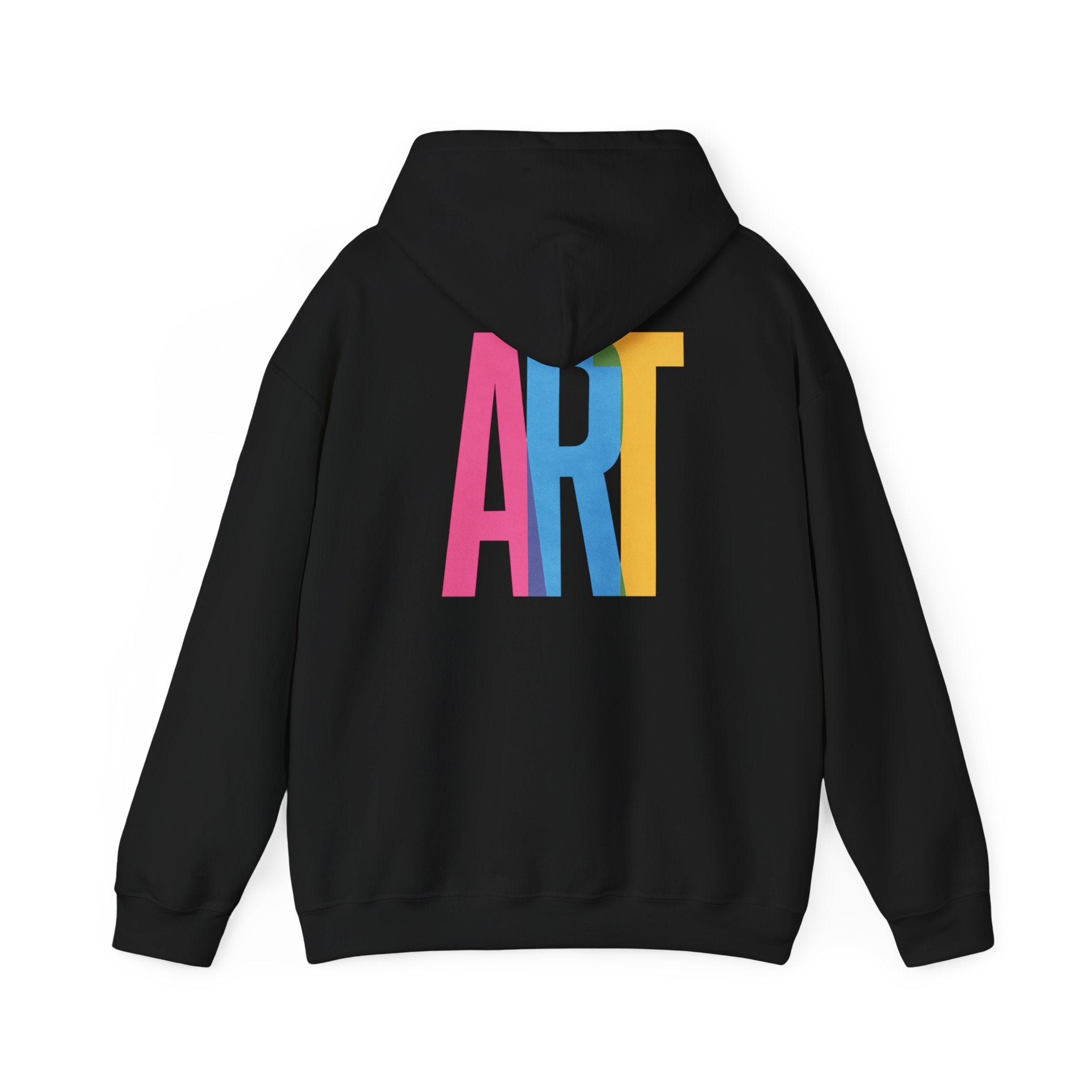 ART Unisex Hoodie Front and Back Print - Cozy Gift for Friends, Valentine's Day, Casual Wear, Trendy Fashion, Spirit Wear T-Shirt | LZP Tees