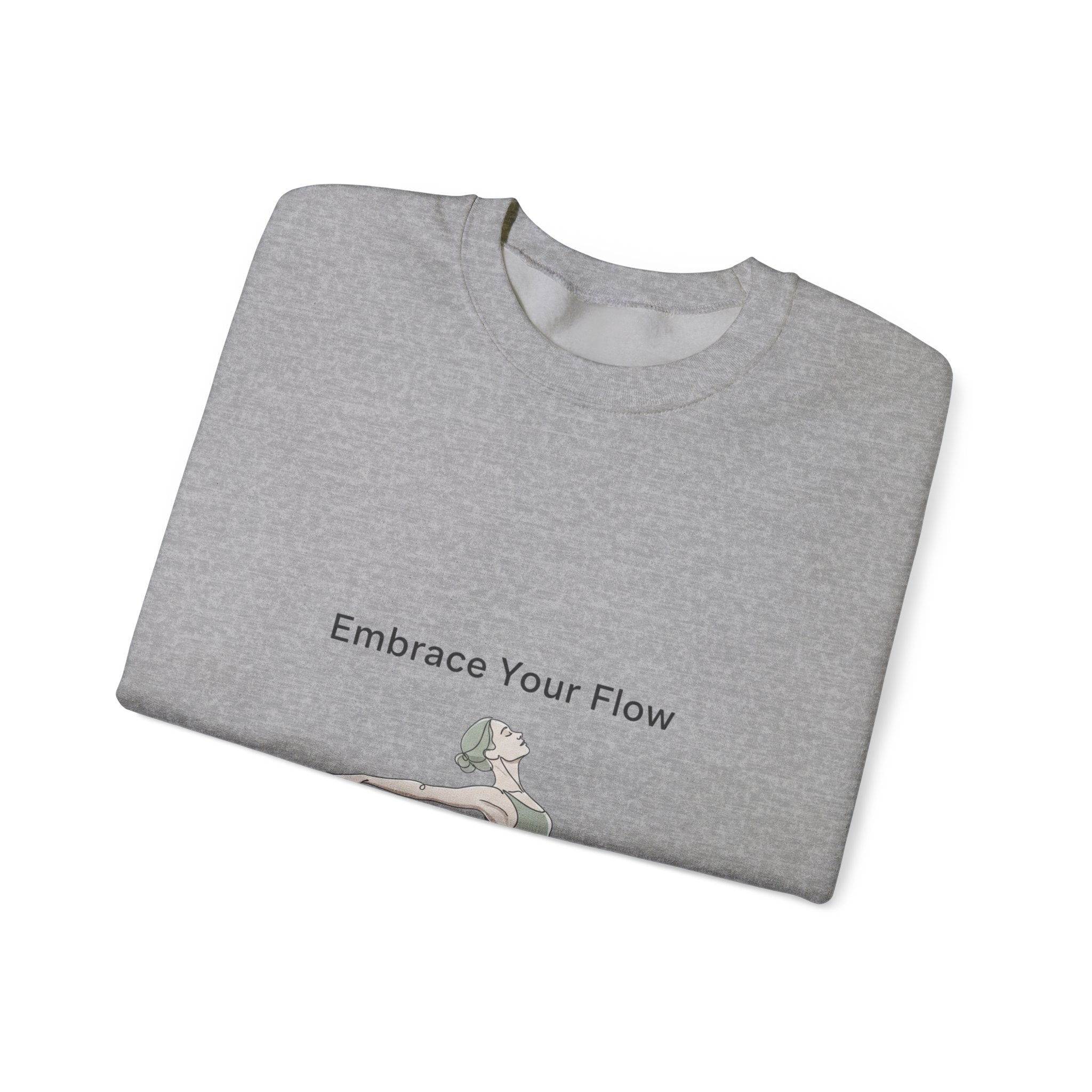 Embrace Your Flow pilates design Sweatshirt | soft strength, wellness pastel