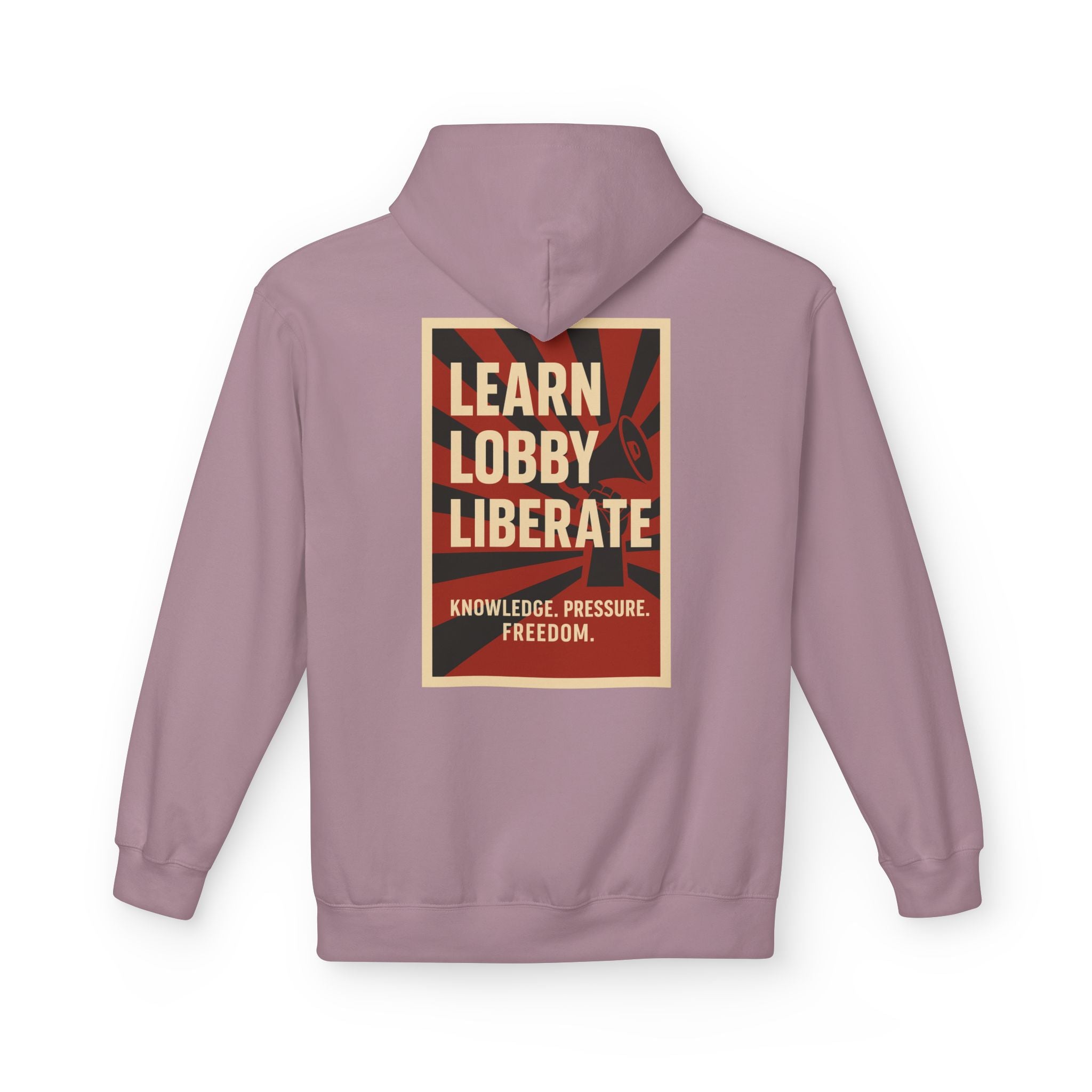Learn Lobby and Liberate Fleece Hoodie - Unisex Softstyle for Comfort and Freedom T-Shirt | LZP Tees