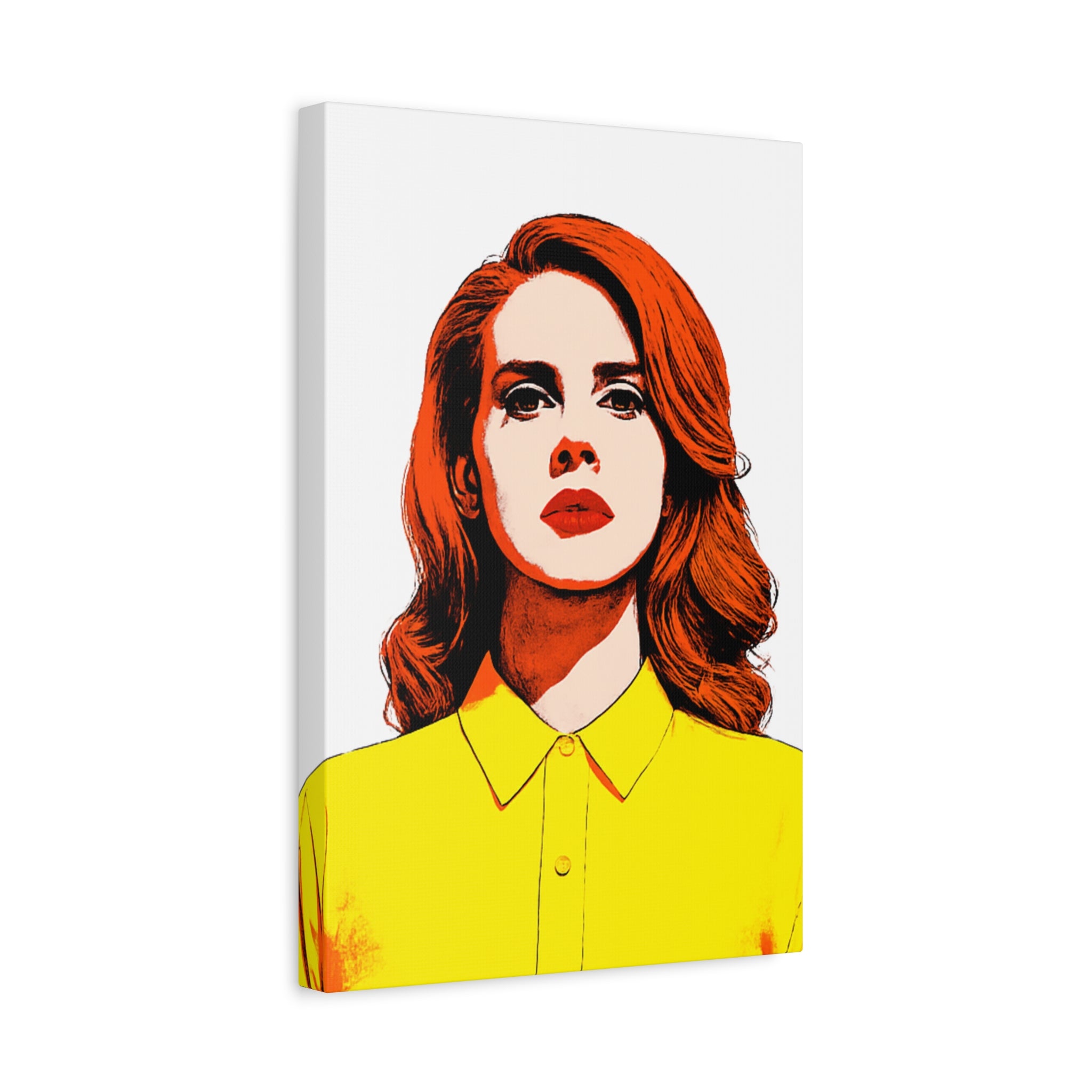 Banana Del Rey – Vibrant Art Canvas Print, Stylish Home Decor, Wall Art, Unique Gift, Colorful Illustration, Art for Living Room – Canvas Print