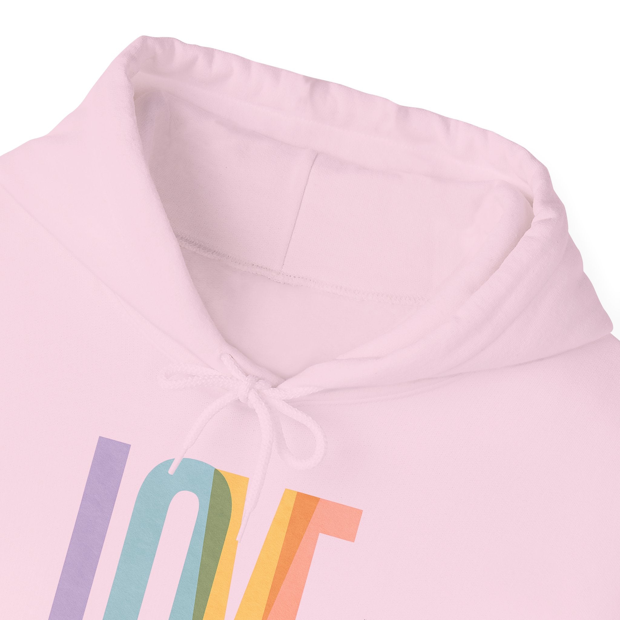 'LOVE' Unisex Hoodie Front and Back Print - Cozy Gift for Friends, Valentine's Day, Casual Wear, Trendy Fashion, Spirit Wear T-Shirt | LZP Tees
